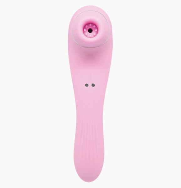 купити Вібратор і вакуумний стимулятор Alive Midnight Quiver Pink - іграшка 2 в 1