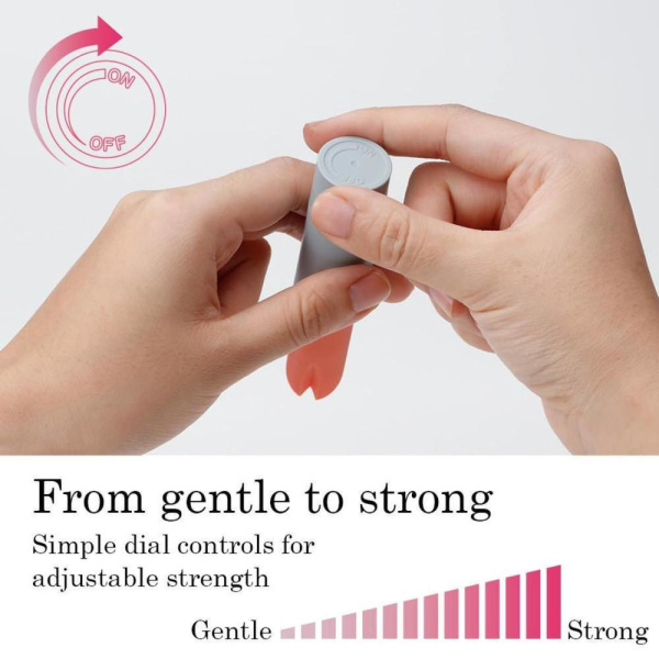 купить Вибратор-помада IROHA STICK White, плавное увеличение мощности