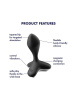 фото Анальная пробка с вибрацией Satisfyer Game Changer Black  || фото Анальна пробка з вібрацією Satisfyer Game Changer Black 