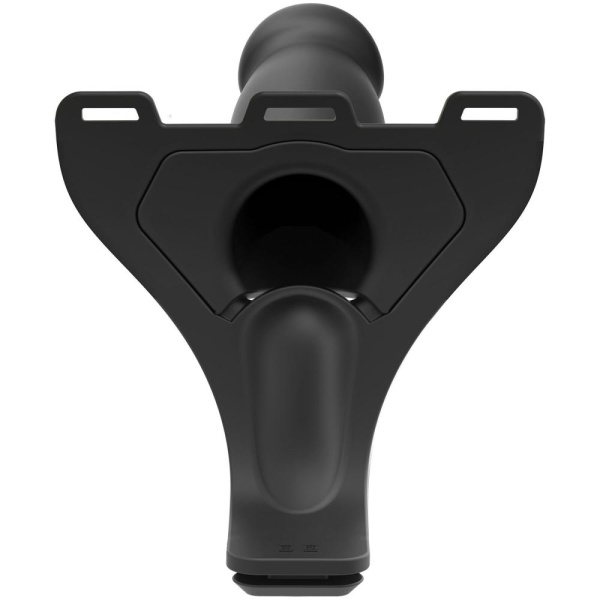 купить Страпон унисекс Doc Johnson Body Extensions – Be Risque, вибрация, пульт управления, полая насадка