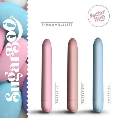 фото Мини-вибратор SugarBoo Sugar Blue, 10 уровней интенсивности  || фото Мінівібратор SugarBoo Sugar Blue, 10 рівнів інтенсивності 