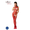 фото Бодистокинг Passion BS048 red, комбинезон, имитация колгот и открытого топа  || фото Бодістокінг Passion BS048 red, комбінезон, імітація колгот та відкритого топа 