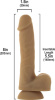 фото Гибкий фаллоимитатор на присоске ADDICTION — ANDREW 8″ Silicone Dong — Caramel, вибропуля в подарок  || фото Гнучкий фалоімітатор на присосці ADDICTION — ANDREW 8″ Silicone Dong — Caramel, віброкуля в подаруно 