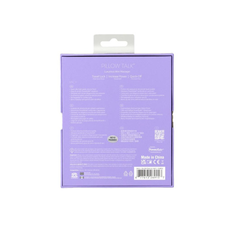 фото Роскошный вибратор Pillow Talk Racy Purple Special Edition, Сваровски, повязка на глаза+игра  || фото Розкішний вібратор Pillow Talk Racy Purple Special Edition, Сваровскі, пов’язка на очі+гра 
