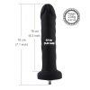 фото Силиконовый фаллоимитатор для секс-машин Hismith 7.1″ Anal Dildo Black, система KlicLok  || фото Силіконовий фалоімітатор для секс-машин Hismith 7.1″ Anal Dildo Black, система KlicLok 