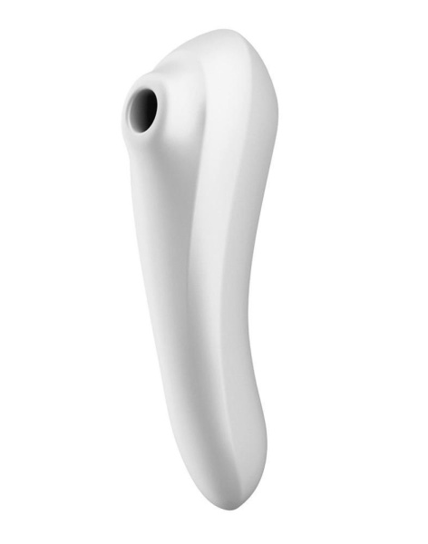 купити Смарт-вібратор та вакуумний стимулятор 2в1 Satisfyer Dual Pleasure White