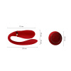 фото Смартвибратор для пар Zalo — Fanfan set Bright Red, пульт ДУ  || фото Смартвібратор для пар Zalo Fanfan set Bright Red, пульт ДК 