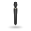 Вібромасажер Satisfyer Wand-er Woman (Black/Gold), водонепроникний, потужний, розмір XXL