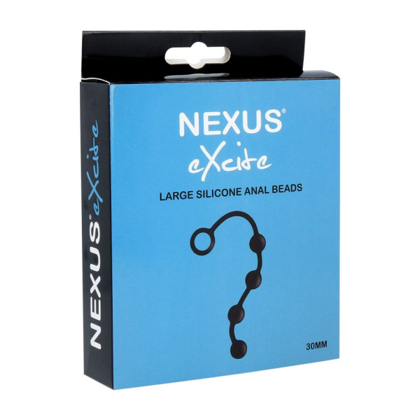 купить Анальные шарики Nexus Excite Large Anal Beads, силикон, макс. диаметр 3 см