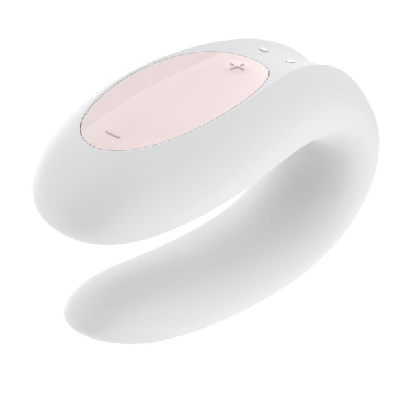купити Смартвібратор для пар Satisfyer Double Joy White із широким кліторальним стимулятором