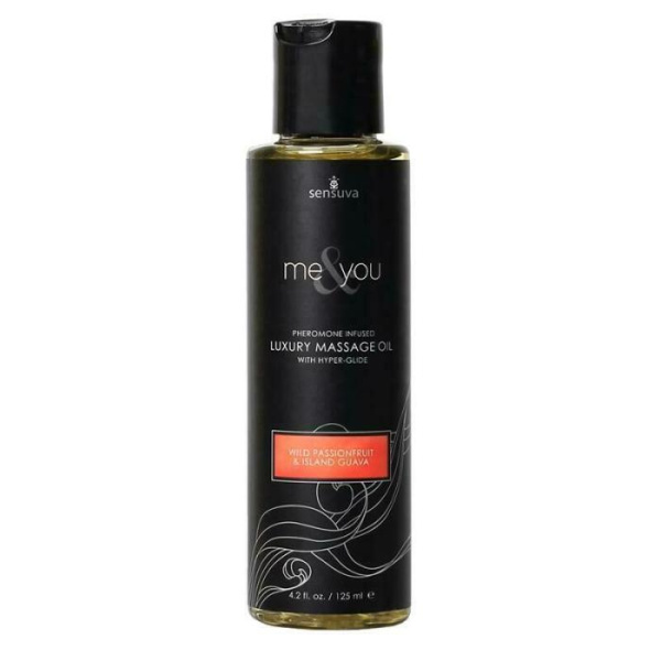 купить Массажное масло Sensuva - Me&You Wild Passion Fruit & Island Guava (125 мл) с феромонами