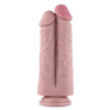 фото Двойной дилдо для секс-машин Hismith 8.5” Two Cocks One Hole Silicone Dildo  || фото Подвійний дилдо для секс-машин Hismith 8.5″ Two Cocks One Hole Silicone Dildo 