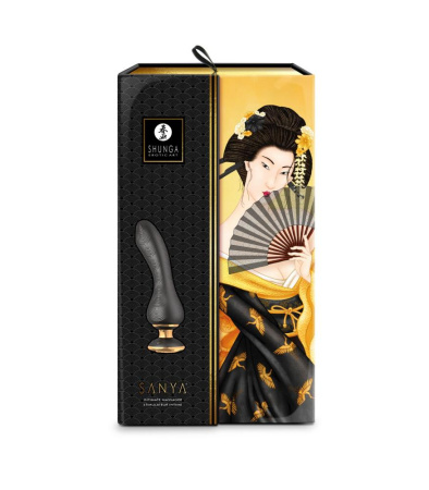 фото Вибратор для точки G Shunga Sanya Black, гибкий ствол  || фото Вібратор для точки G Shunga Sanya Black, гнучкий стовбур 