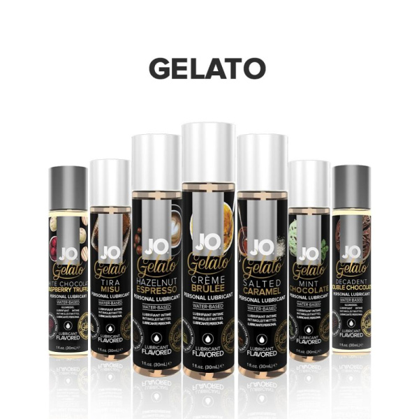 купить Смазка на водной основе System JO GELATO Tiramisu (30 мл) без сахара, парабенов и пропиленгликоля