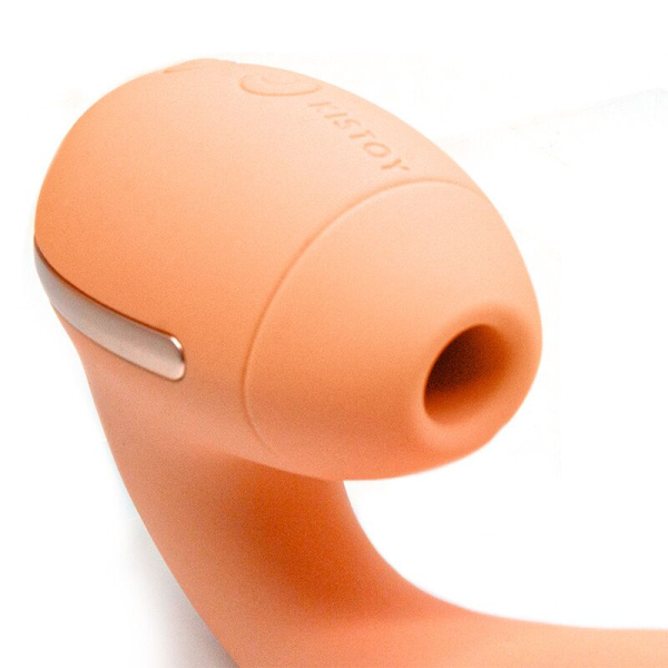 купить Вакуумный вибратор Kistoy Tina Mini Orange, вагинально-клиторальный