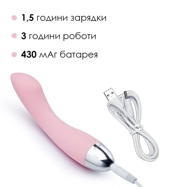 купить Вибратор для точки G с интеллектуальным режимом Svakom Amy Pale Plink