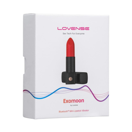 фото Вибратор-помада Lovense Exomoon, работает через приложение  || фото Вібратор-помада Lovense Exomoon, працює через застосунок 