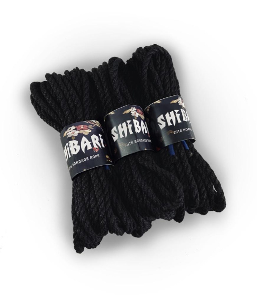 купить Джутовая веревка для Шибари Feral Feelings Shibari Rope, 8 м черная