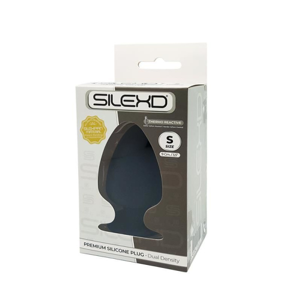 купить Анальная пробка SilexD (Model 1 size S) двухслойная, силикон+Silexpan, диаметр 5см