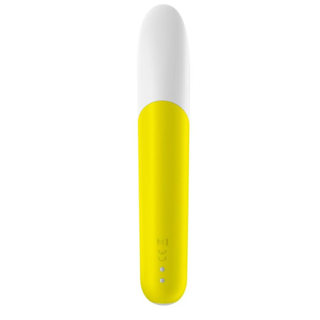 фото Минивибратор с гибким язычком Satisfyer Ultra Power Bullet 7 Yellow  || фото Мінівібратор з гнучким язичком Satisfyer Ultra Power Bullet 7 Yellow 