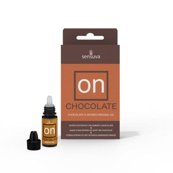 купить Возбуждающе капли для клитора Sensuva - ON Arousal Oil for Her Chocolate (5 мл) со вкусом шоколада