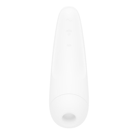 фото Вакуумный клиторальный стимулятор Satisfyer Curvy 2+ White с управлением через интернет  || фото Вакуумний кліторальний стимулятор Satisfyer Curvy 2+ White з керуванням через інтернет 