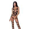 фото Бодистокинг Passion BS058 black, комбинезон, очень воздушный
