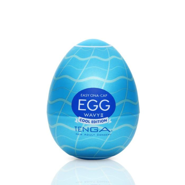 купити Мастурбатор-яйце Tenga Egg Wavy II Cool з подвійним хвилястим рельєфом та охолоджувальним ефектом
