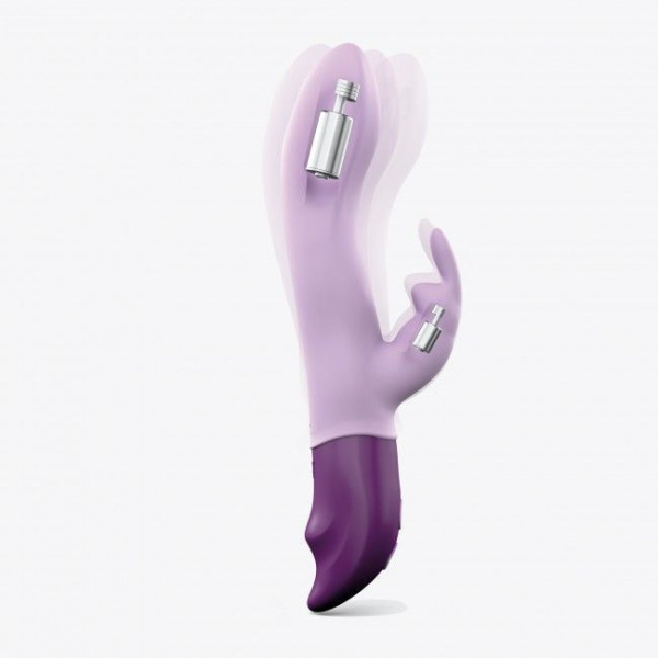 купить Вибратор-кролик Love To Love Hello Rabbit Violet с гибким стволом и стимуляцией точки G, 2 мотора
