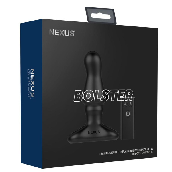 купить Анальная вибропробка Nexus Bolster с надувной головкой для мужчин, пульт ДУ