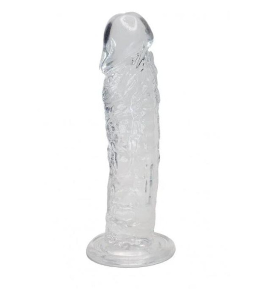 купить Прозрачный фаллоимитатор Alive Jelly Dildo Empire, ТПЕ, присоска, диаметр 4.3 см, длина 19.3см