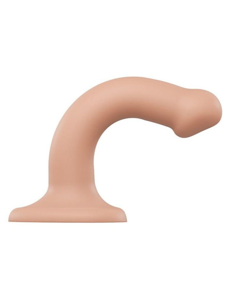 купить Насадка для страпона Strap-On-Me Dual Density Dildo Flesh S, диаметр 2,7см, двухслойная, гибкая