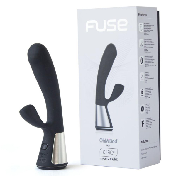 купить Интерактивный вибратор-кролик Ohmibod Fuse for Kiiroo Black