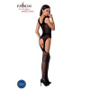 фото Бодистокинг Passion BS061 black, комбинезон, имитация чулок  || фото Бодістокінг Passion BS061 black, комбінезон, імітація панчох 