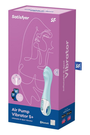 фото Смарт-вибратор точки G Satisfyer Air Pump Vibrator 5+, надувается  || фото Смарт-вібратор точки G Satisfyer Air Pump Vibrator 5+, надувається 