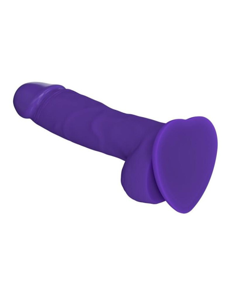 купить Реалистичный фаллоимитатор Strap-On-Me SOFT REALISTIC DILDO Violet - Size L