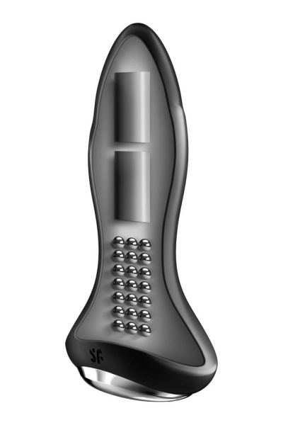 купити Анальна смарт вібропробка із перлинним масажем Satisfyer Rotator Plug 1+ Black