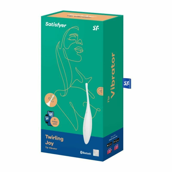 купить Смарт-вибратор для клитора Satisfyer Twirling Joy White
