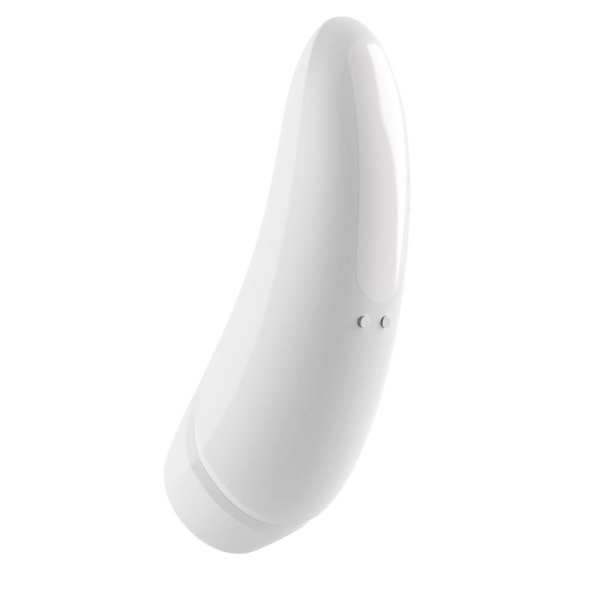 купити Вакуумный клиторальный стимулятор Satisfyer Curvy 1+ White