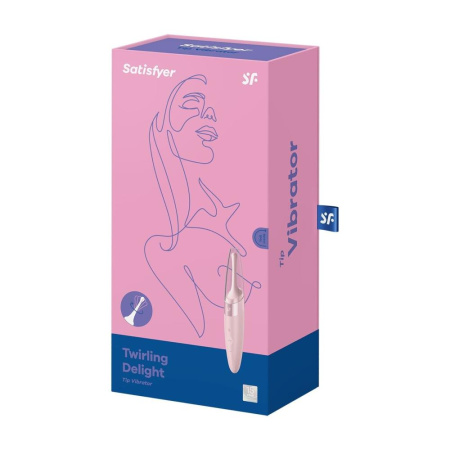 фото Вибратор для клитора Satisfyer Twirling Delight (Rose)  || фото Вібратор для клітора Satisfyer Twirling Delight Rose 