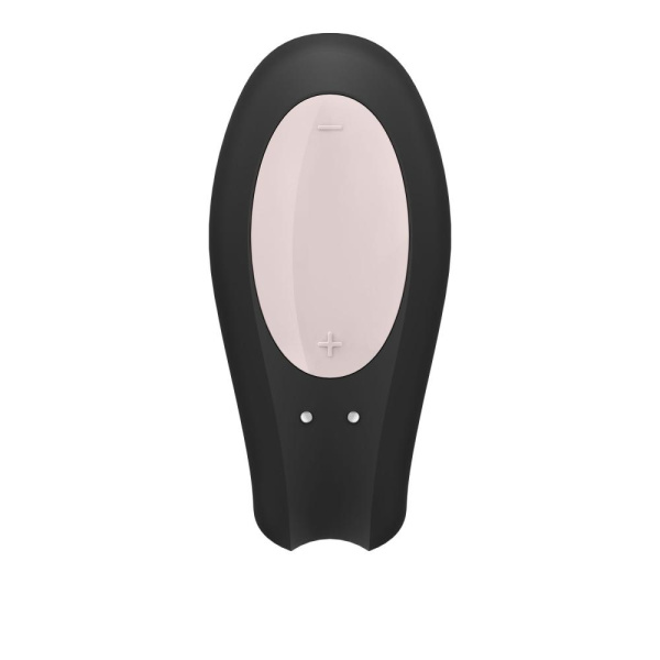 купити Смарт-вібратор для пар Satisfyer Double Joy Black із широким кліторальним стимулятором