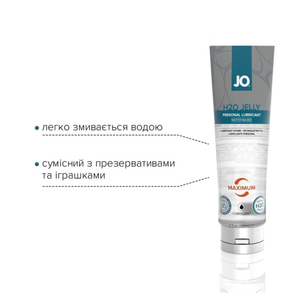 купить Густой лубрикант на водной основе System JO H2O JELLY - MAXIMUM (120 мл)