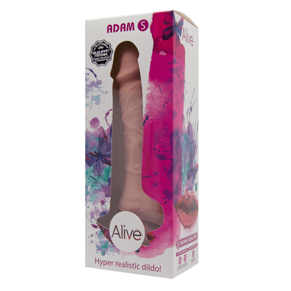 купить Фаллоимитатор Alive Adam Flesh S, двухслойный, силикон+ Silexpan, диаметр 3,5см