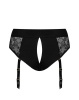 фото Кружевные трусы для страпона с подвязками для чулок Strap-On-Me DIVA HARNESS - L  || фото Мереживні труси для страпону з підв'язками для панчох Strap-On-Me DIVA HARNESS - L 