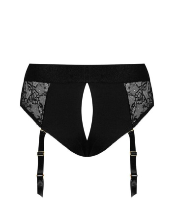 фото Кружевные трусы для страпона с подвязками для чулок Strap-On-Me DIVA HARNESS - L  || фото Мереживні труси для страпону з підв'язками для панчох Strap-On-Me DIVA HARNESS - L 