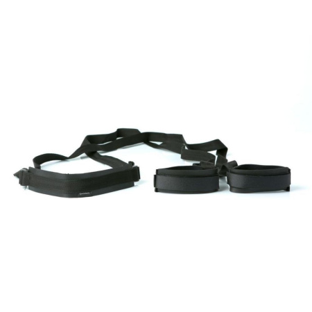 фото Гибкая распорка для ног Sportsheets Sex Sling Black для притягивания ног к телу  || фото Гибкая распорка для ног Sportsheets Sex Sling Black для притягивания ног к телу 