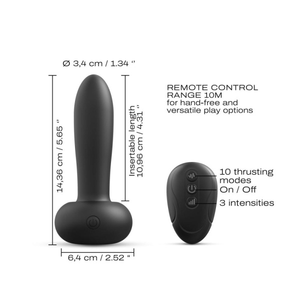 купити Універсальний пульсатор Dorcel DEEP THRUST, пульт ДК