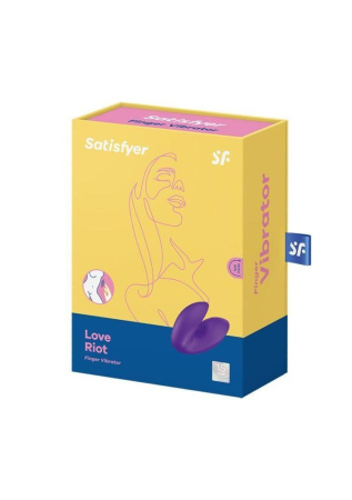 фото Вибратор на палец Satisfyer Love Riot Purple, 12 вариантов использования  || фото Вібратор на палець Satisfyer Love Riot Purple, 12 варіантів використання 
