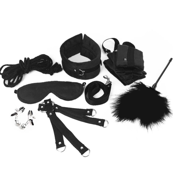 купить Набор БДСМ Art of Sex - Soft Touch BDSM Set, 9 предметов, Черный