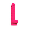 фото Фаллоимитатор SilexD Kingston Pink (MODEL 15in), двухслойный, силикон+Silexpan, диаметр 7 см